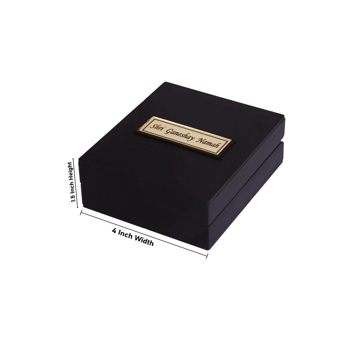 Ganesh Design Pooja Box - 1.5 X 4 X 4.5 Inches | Charan Paduka Box/ Puja Box For Pooja And Gifting - Image 5