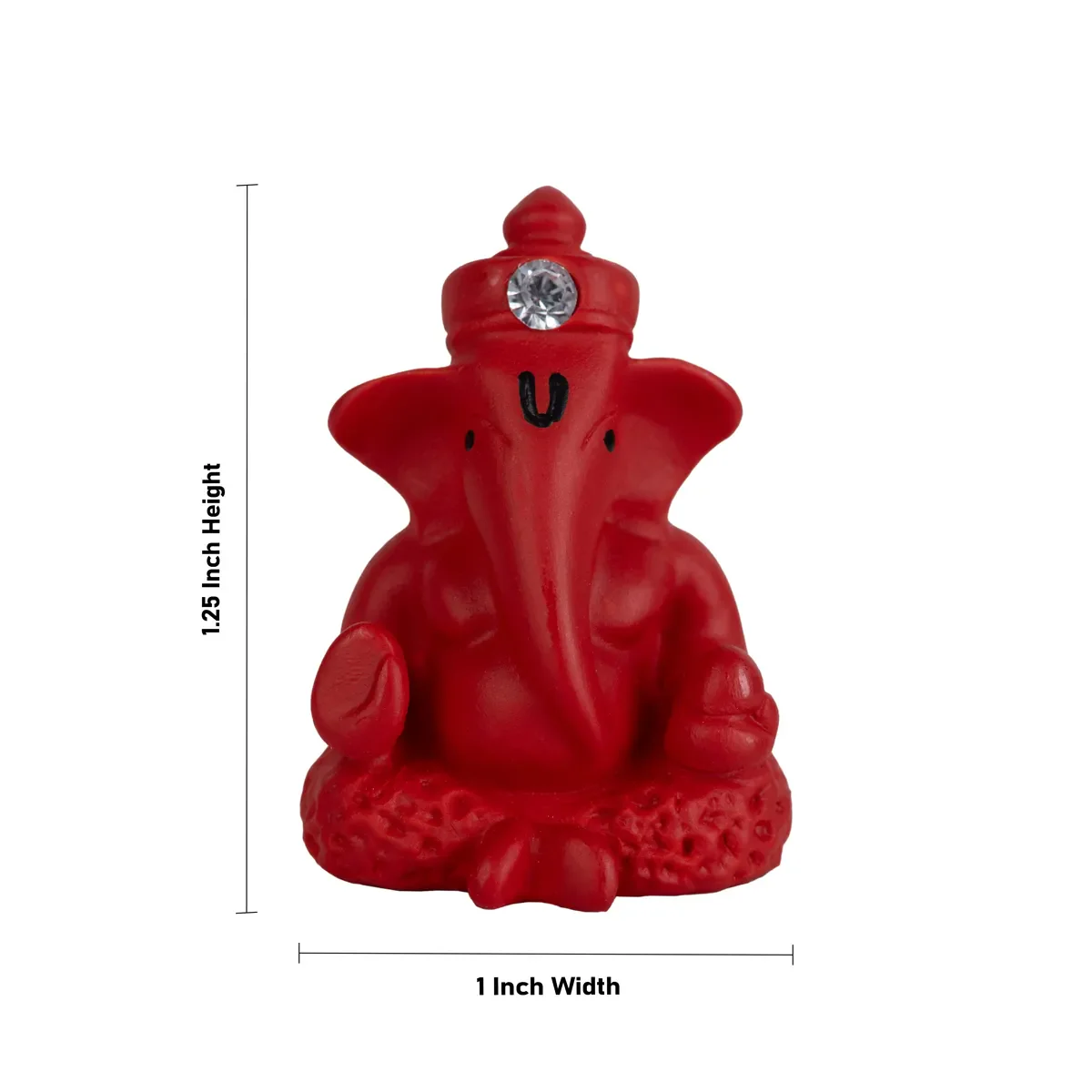 Ganesh Murti - 1.25 X 1 Inches | Ganpati Idol/ Small Ganesha Statue For Home Decor & Gifting - Image 4
