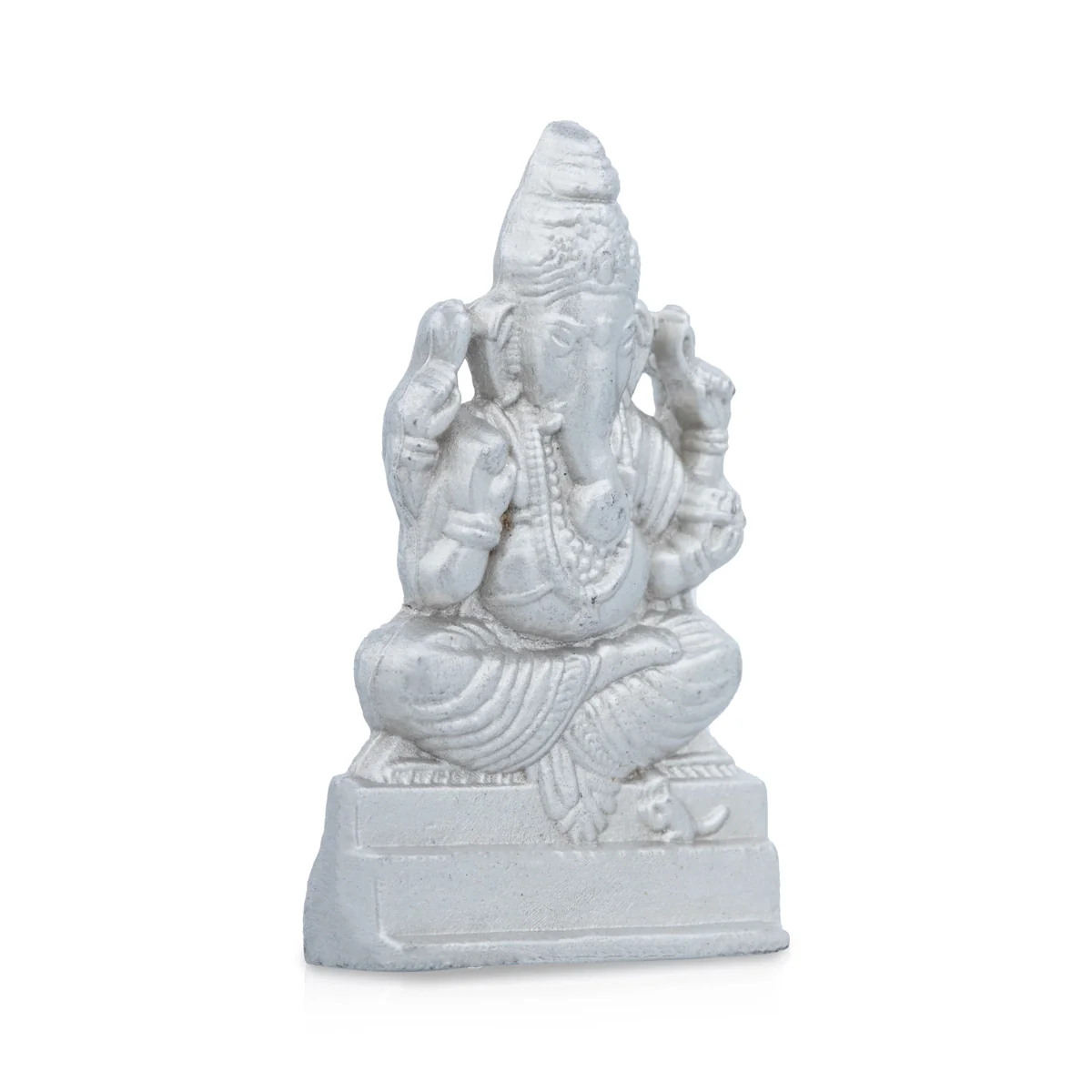 Ganesh Murti - 1.5 x 1 Inches | Mercury Statue/ Vinayaka Idol/ Ganpati Murti for Pooja/ 40 Gms Approx - Image 3