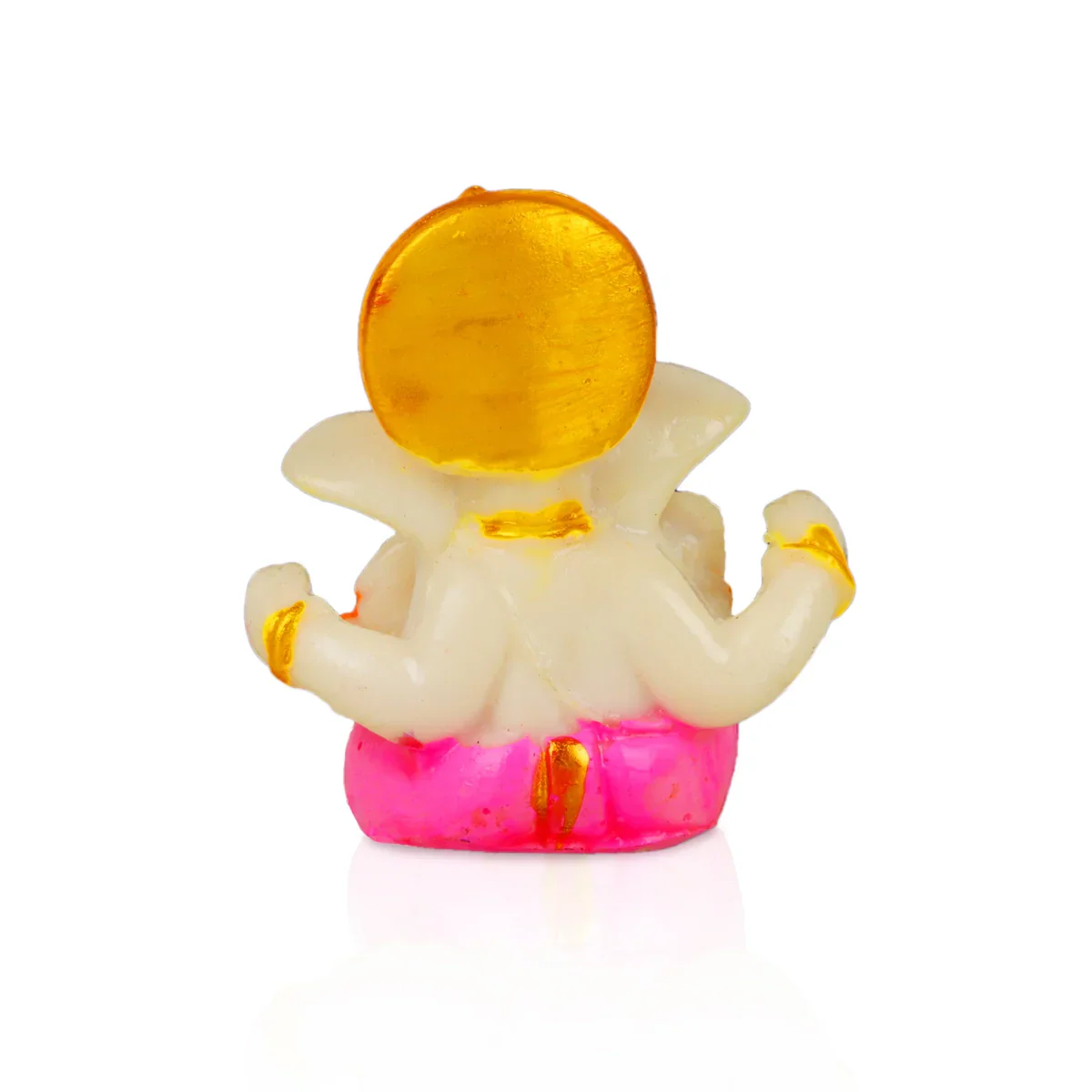 Ganesh Murti - 2.5 x 2.5 Inches | Marble Dust Idol/ Ganapati Murti/ Vinayagar Statue for Pooja - Image 5