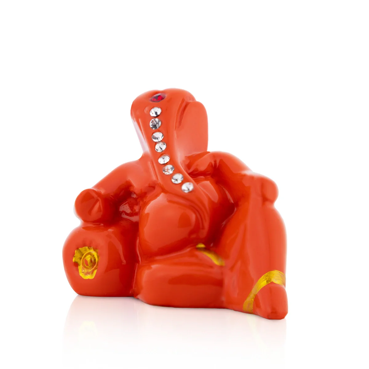 Ganesh Murti - 2 Inches | Ganpati Murti/ Vinayaka Idol For Pooja Room And Car Dashboard - Image 2