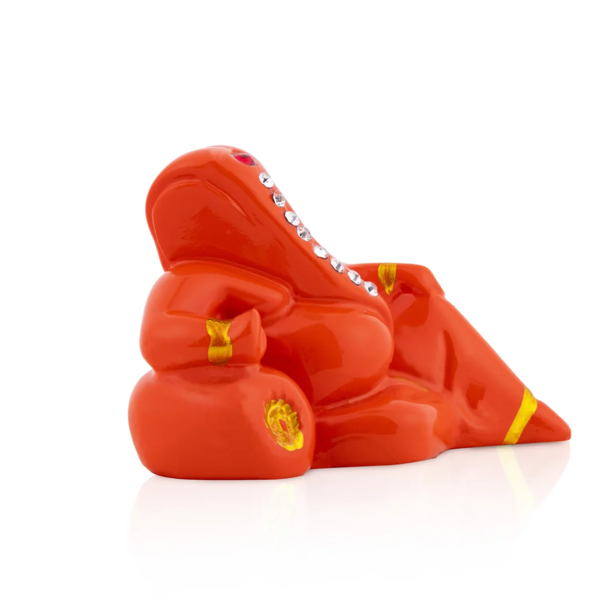 Ganesh Murti - 2 Inches | Ganpati Murti/ Vinayaka Idol For Pooja Room And Car Dashboard - Image 3
