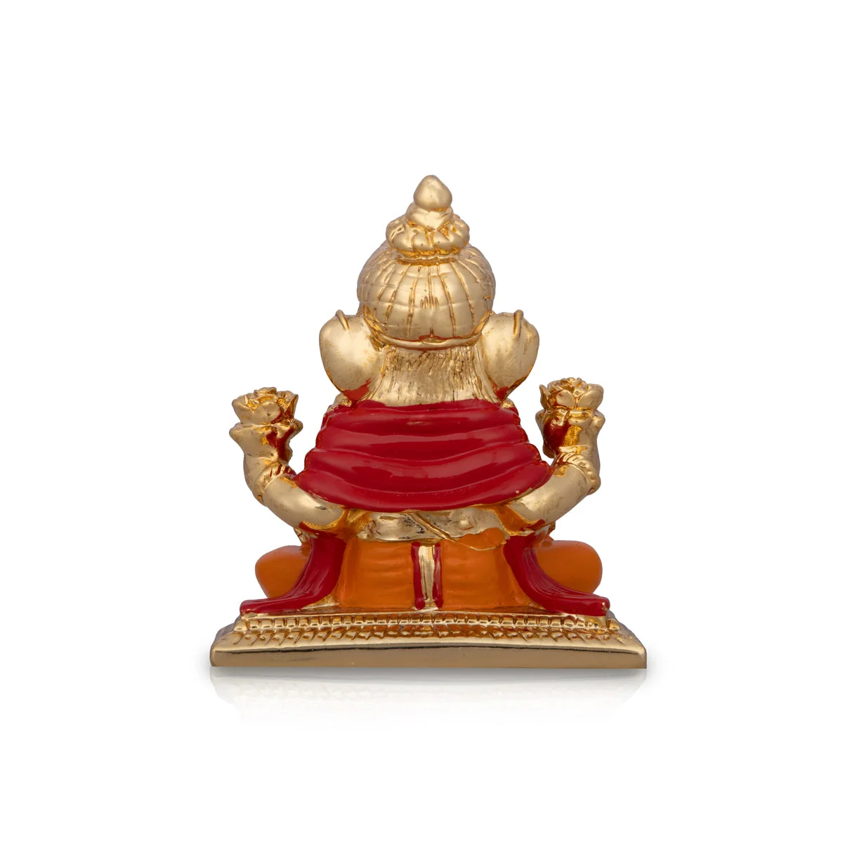 Ganesh Murti - 3 x 2.5 Inches | Ceramic Sculpture/ Ganpati Murti/ Vinayaka Statue for Pooja - Image 6
