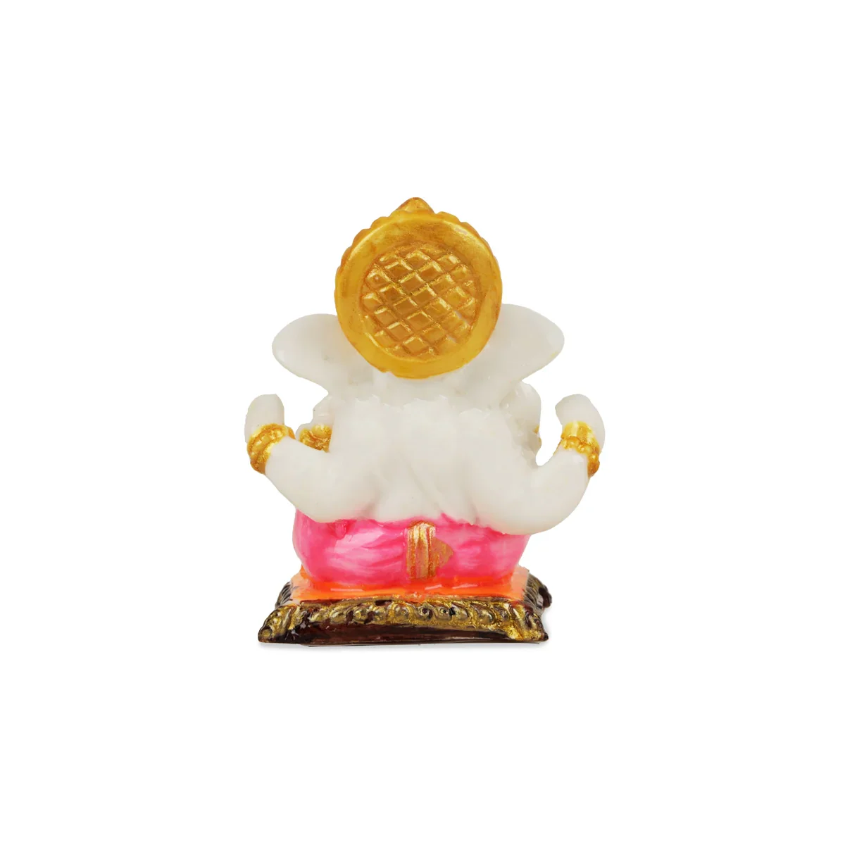 Ganesh Murti - 3 x 2.5 Inches | Marble Dust Idol/ Ganapati Murti/ Vinayagar Statue for Pooja - Image 5