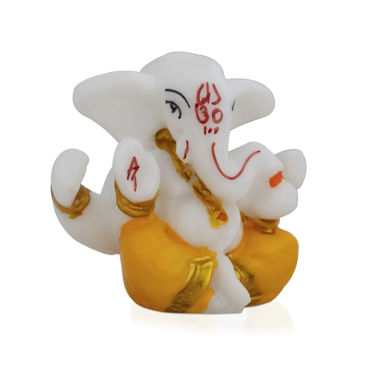 Ganesh Murti Sitting - 2 X 2.25 Inches | Mini Ganpati Idol/ Ganesha Statue For Home & Car Dashboard - Image 14