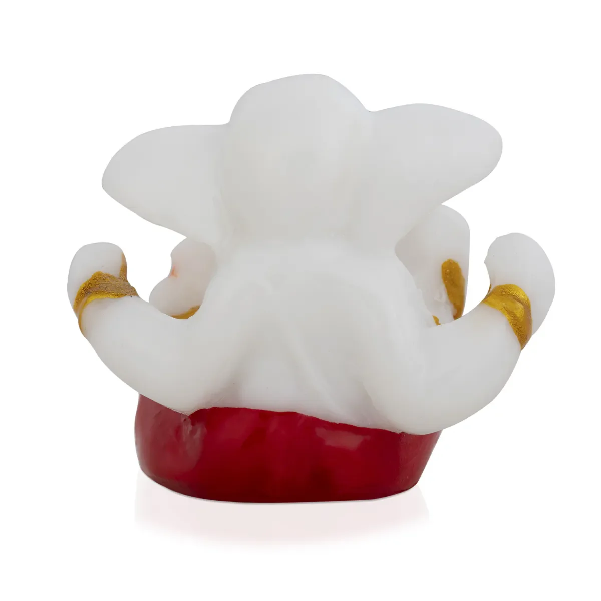 Ganesh Murti Sitting - 2 X 2.25 Inches | Mini Ganpati Idol/ Ganesha Statue For Home & Car Dashboard - Image 4