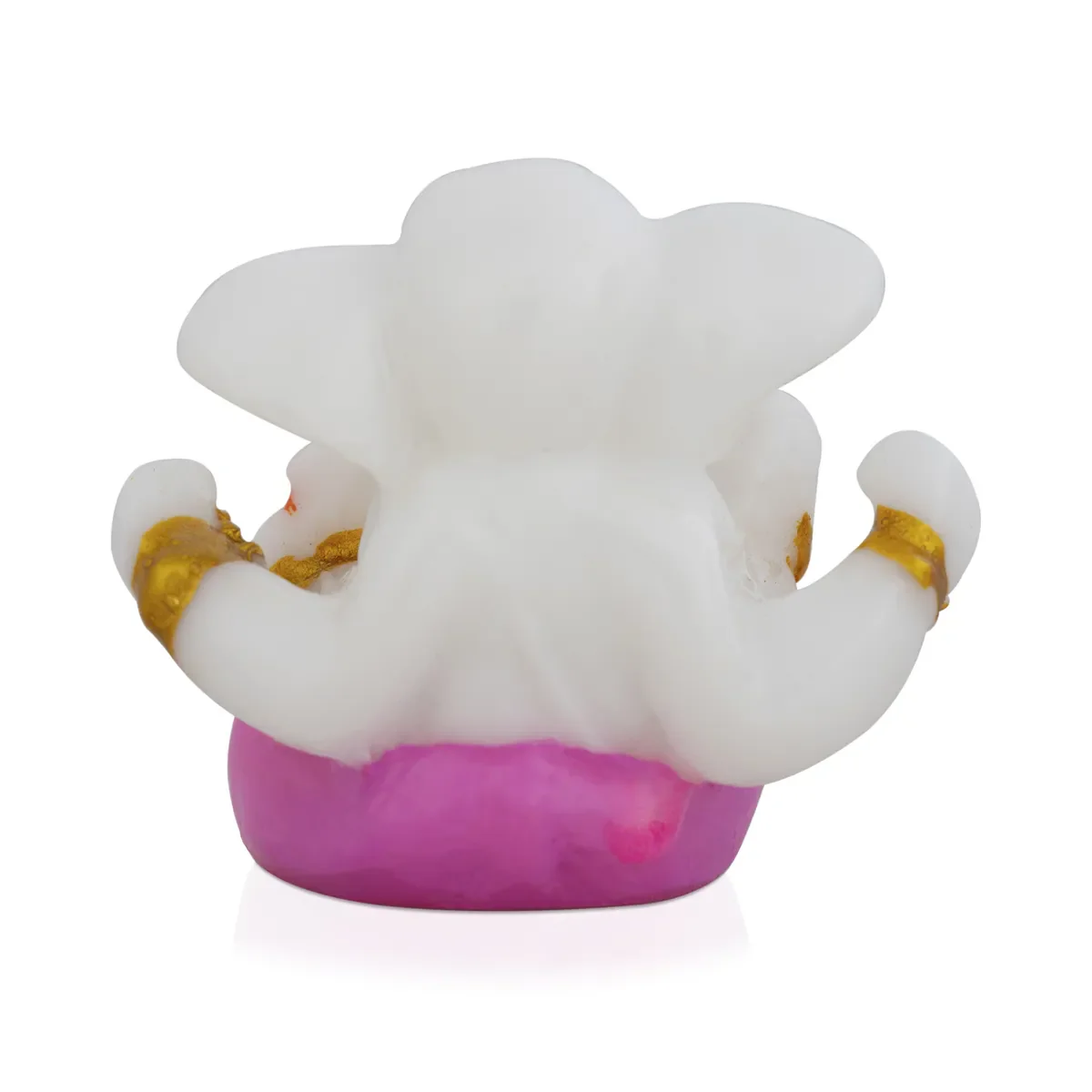 Ganesh Murti Sitting - 2 X 2.25 Inches | Mini Ganpati Idol/ Ganesha Statue For Home & Car Dashboard - Image 8