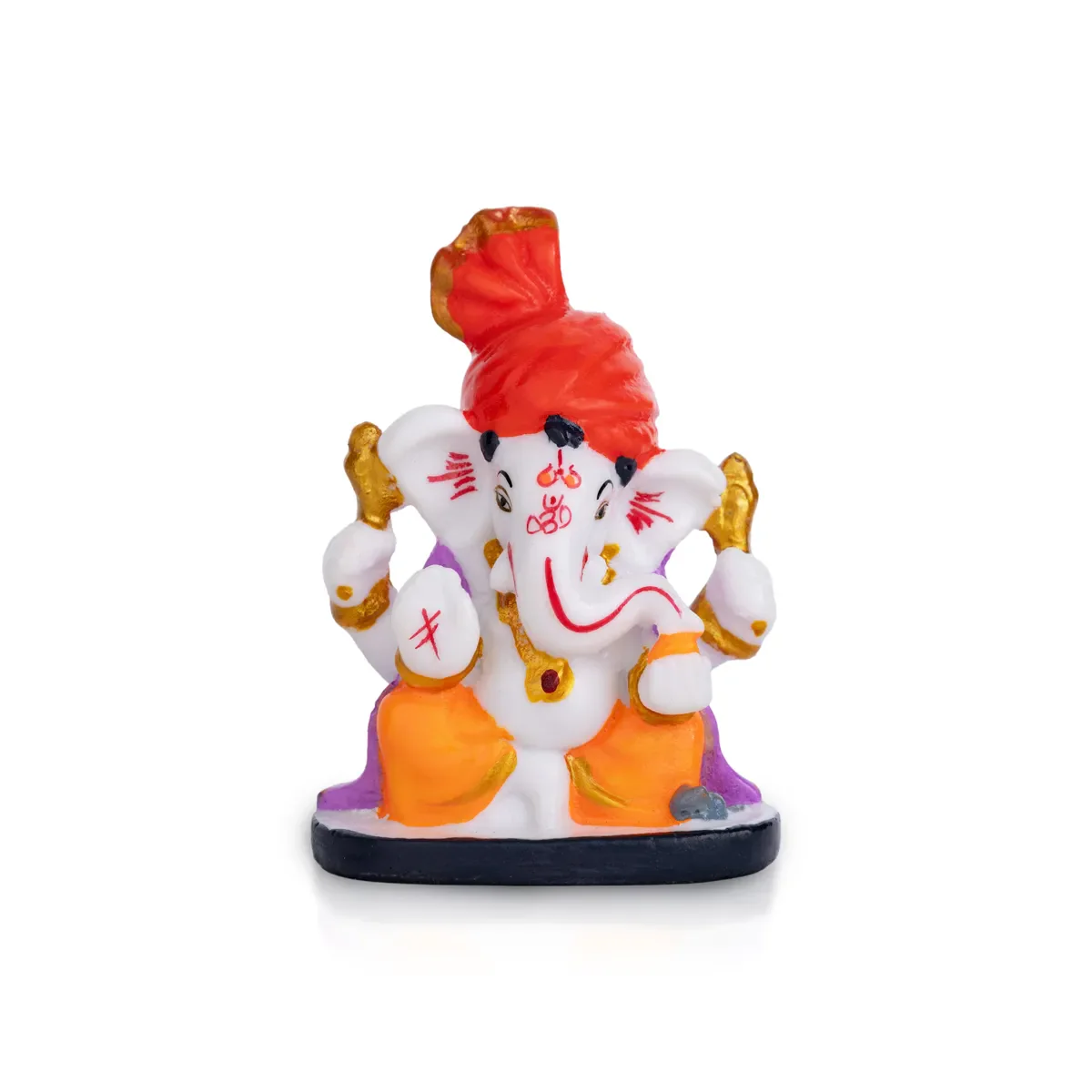 Ganesh Murti Sitting - 3 X 3 Inches | Mini Ganpati Idol/ Ganesha Statue For Home Decor - Image 10