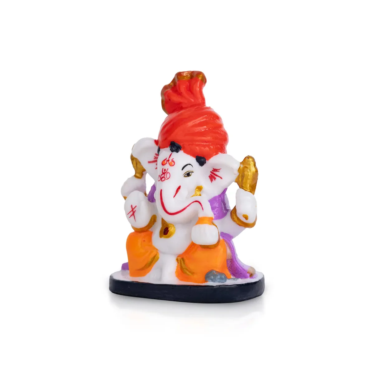 Ganesh Murti Sitting - 3 X 3 Inches | Mini Ganpati Idol/ Ganesha Statue For Home Decor - Image 11