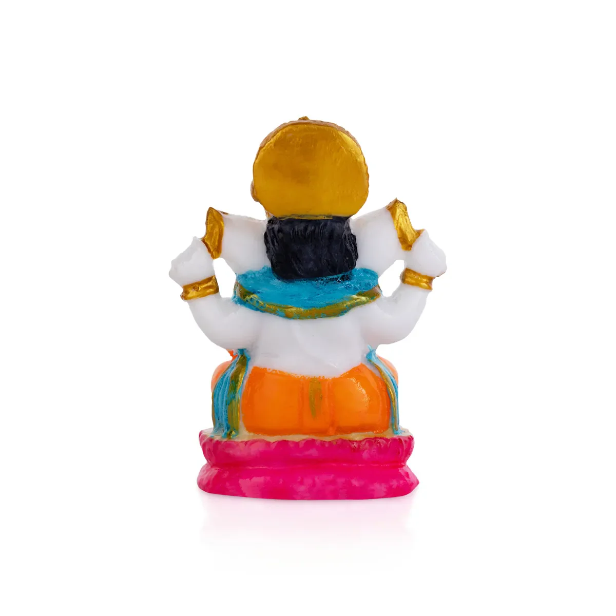 Ganesh Murti Sitting - 3 X 3 Inches | Mini Ganpati Idol/ Ganesha Statue For Home Decor - Image 21