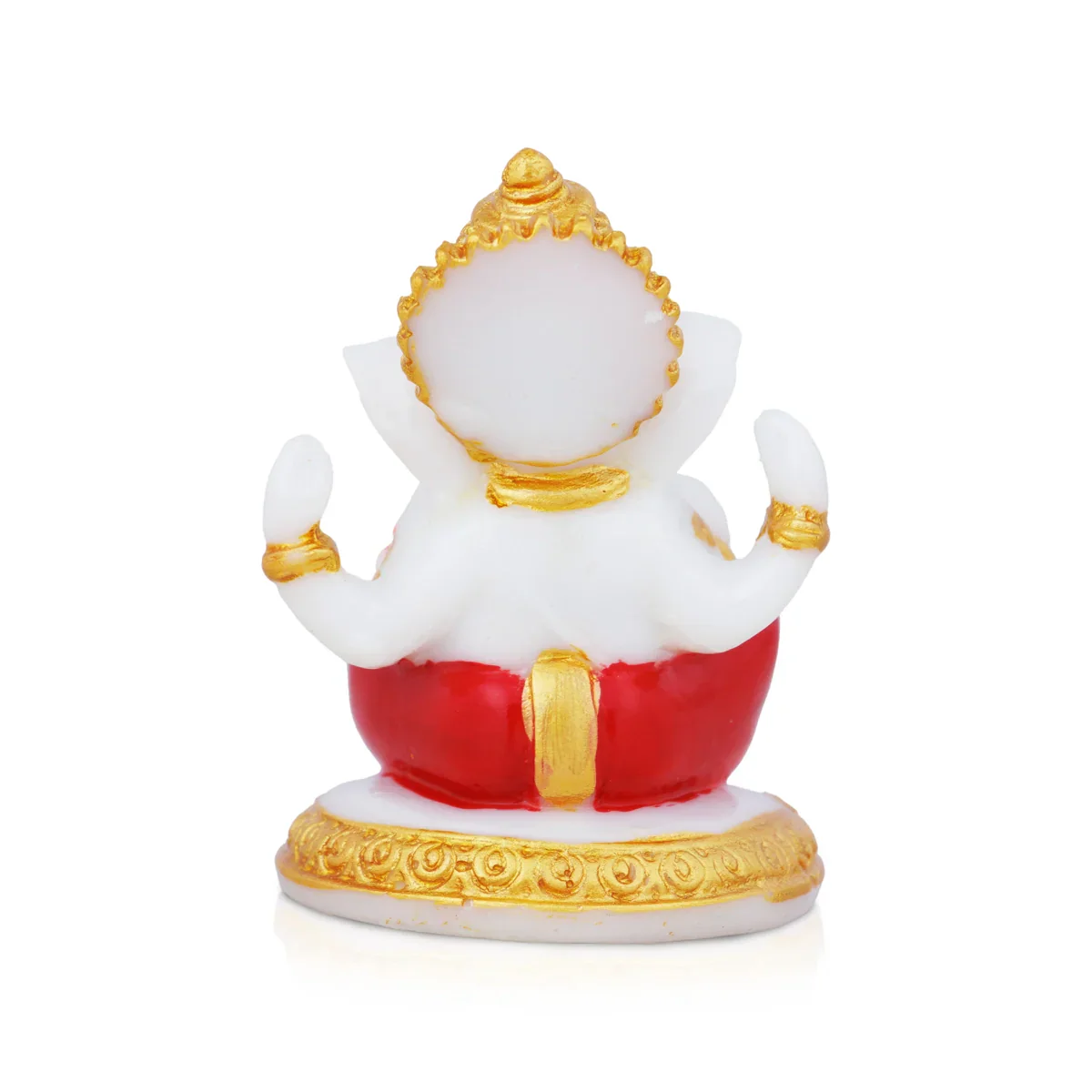 Ganesh Murti | Vinayagar statue/ Marble Dust Statue for Pooja - Image 4