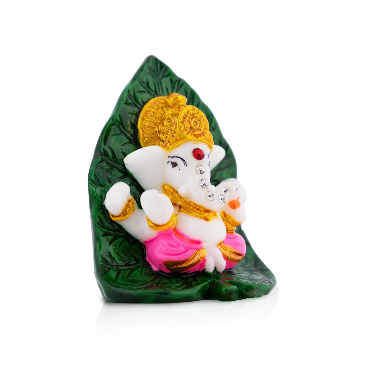 Ganesha Murti - 2.5 × 2 Inches | Ganpati Idol / Vinayaka Murti For Pooja & Gifting - Image 3