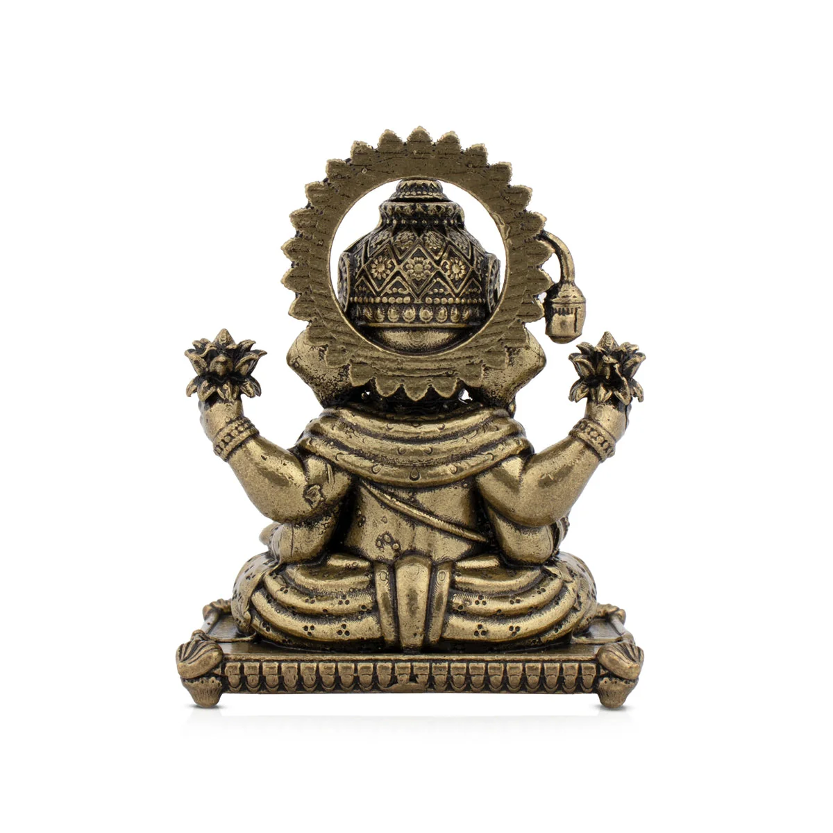 Ganesha Murti Statue - 2 x 1.75 Inches | Brass Idol/ Vinayaka Idol for Pooja - Image 5