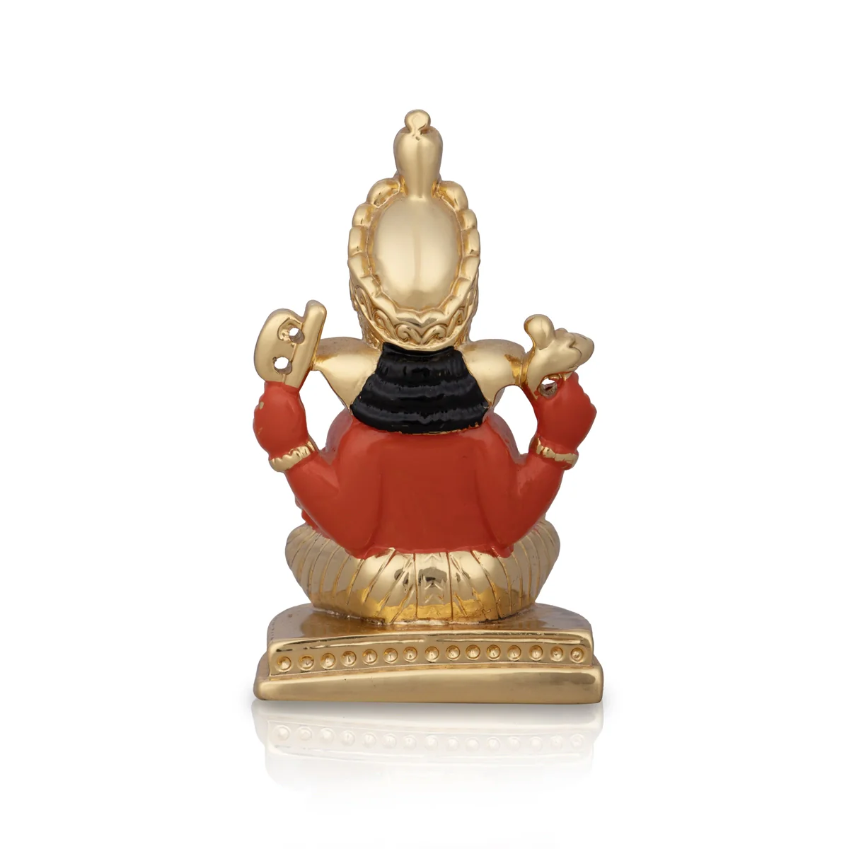 Ganesh Murti - 3 x 2 Inches | Sitting Ganpati Murti/ Ceramic Sculpture for Pooja - Image 6