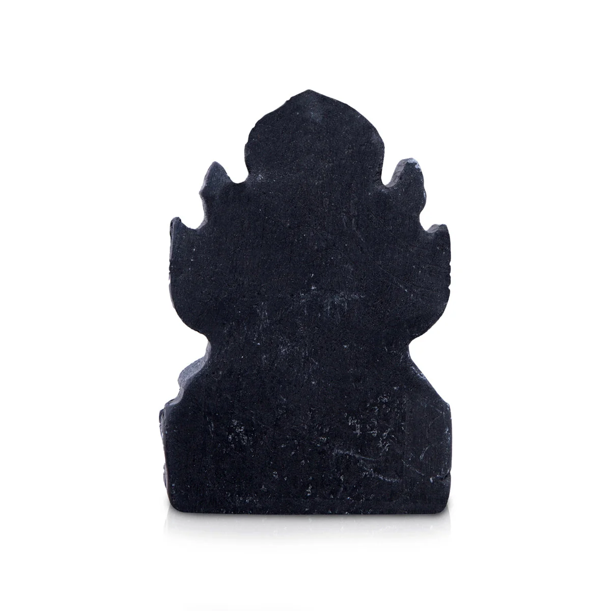 Ganesh Murti Sitting on Base - 2.5 x 2 Inches | Soft Stone Vinayagar Idol/ Ganapati Murti for Pooja - Image 5