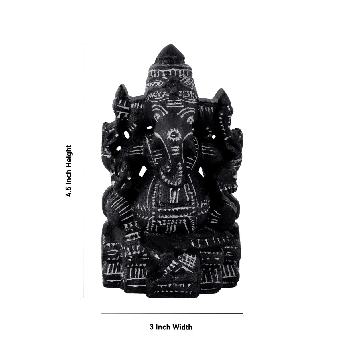 Ganesha - Soft Stone 4.5 Inch - Image 4