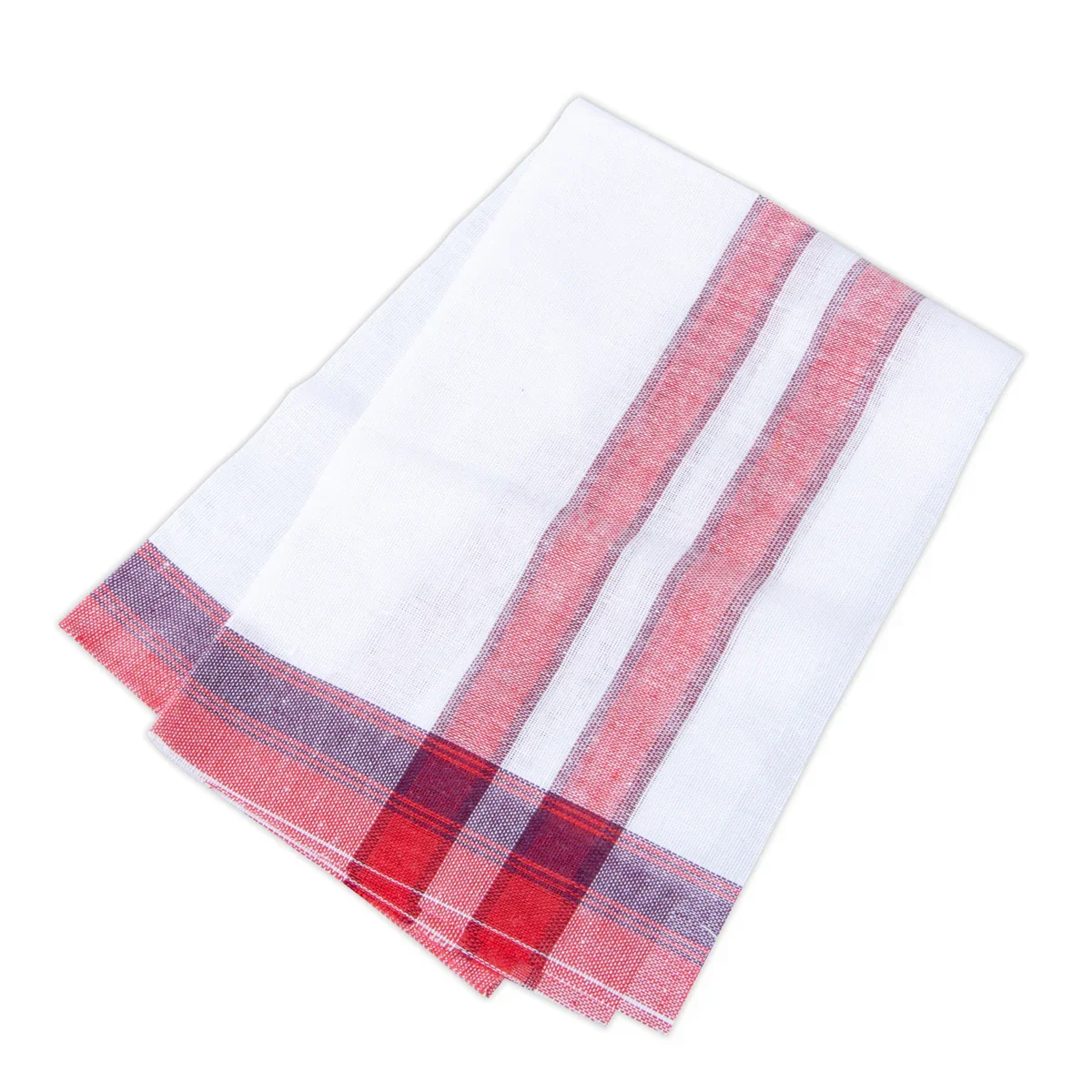 Ganesha Vastra - 14 x 9 Inches | Half White with Red Ganapathi Towel/ Cotton Angavastra for Deity - Image 4