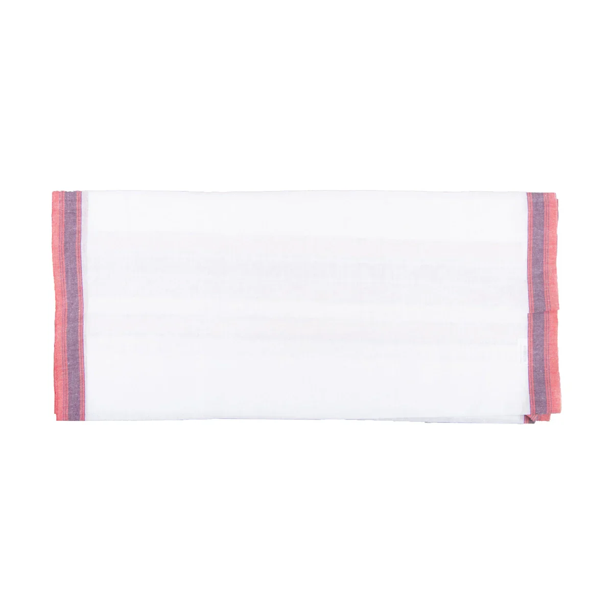 Ganesha Vastra - 4 x 6 Inches | Half White with Red Ganapathi Towel/ Cotton Angavastra for Deity - Image 2