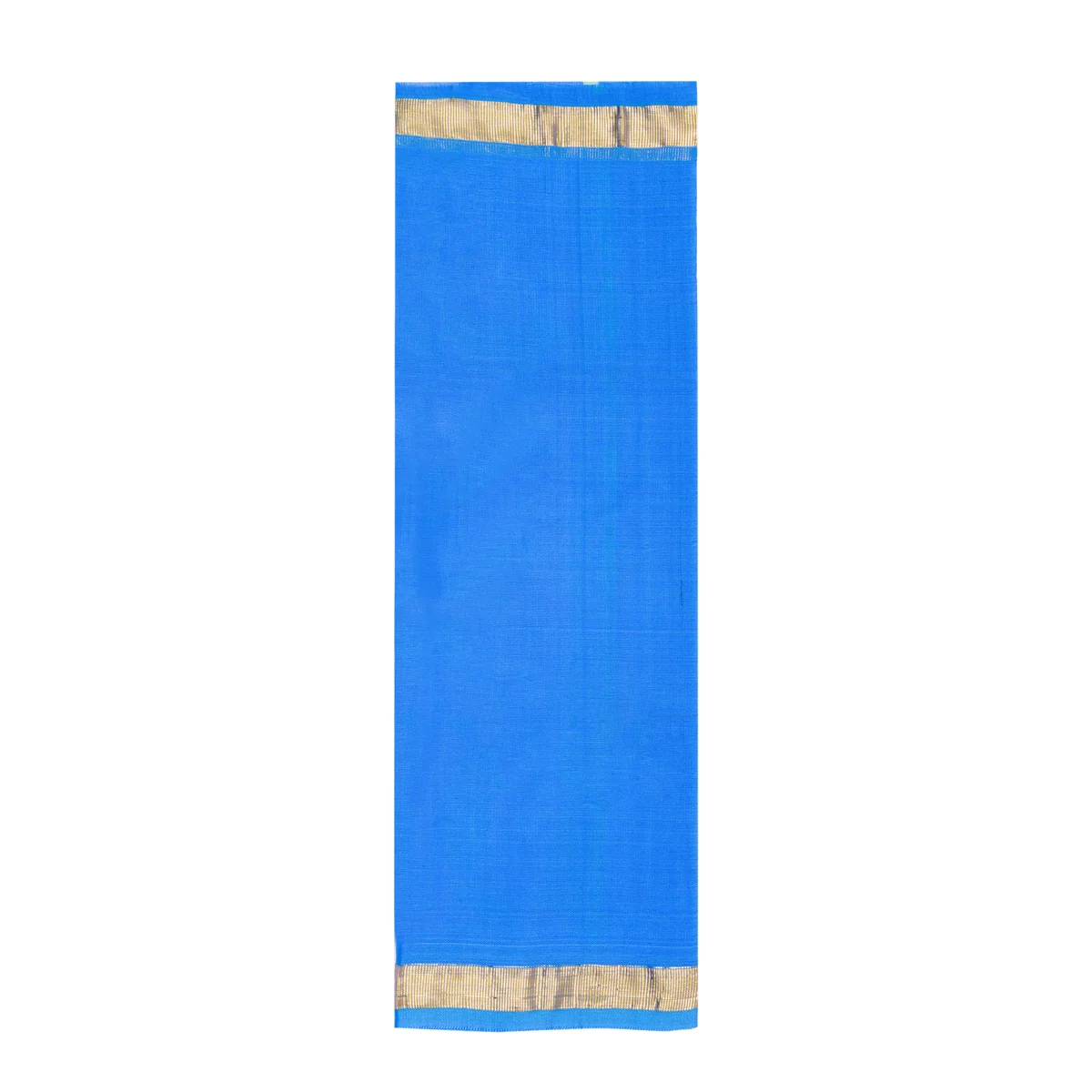 Ganpati Vastra Pair - 1 Mtr | Jari Border Design Ganpati Dhoti/ Ganesh Vastra/ Pillaiyar Thundu For Deity - Image 11