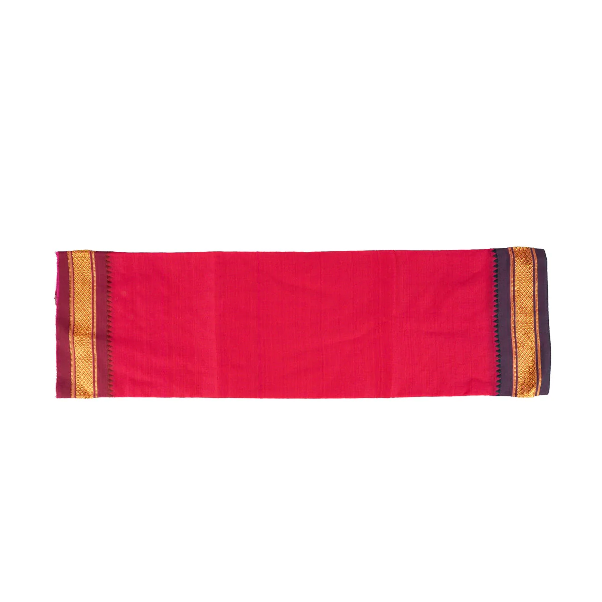 Ganpati Vastra Pair- 28 X 20 Inches | Jari Border Design Ganpati Dhoti/ Ganesh Vastra/Pillaiyar Thundu For Pooja - Image 16