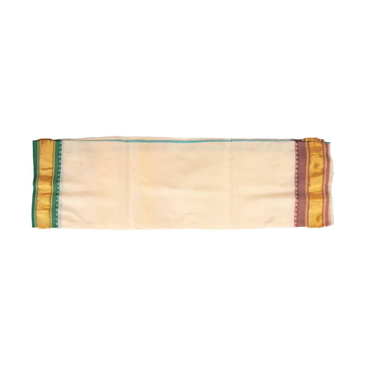 Ganpati Vastra Pair- 28 X 20 Inches | Jari Border Design Ganpati Dhoti/ Ganesh Vastra/Pillaiyar Thundu For Pooja - Image 17