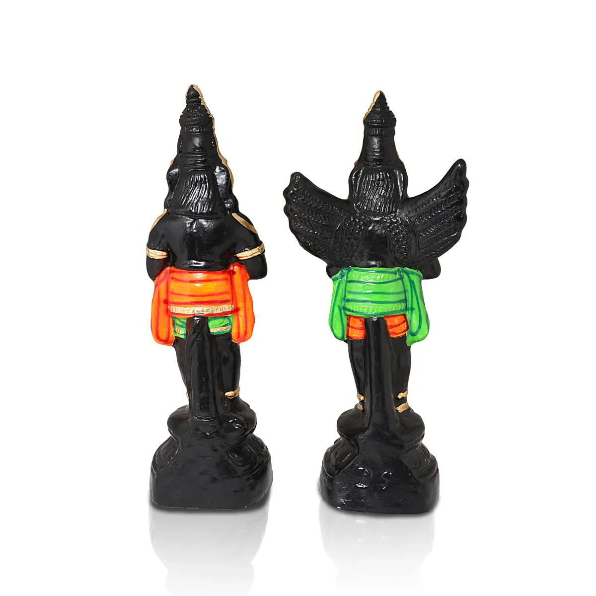 Garudan & Hanuman Paper Mache Golu Bommai Pair - 16 Inches | Giri Golu Doll/ Navaratri Golu Bomma/Gombe/Bommai - Image 4