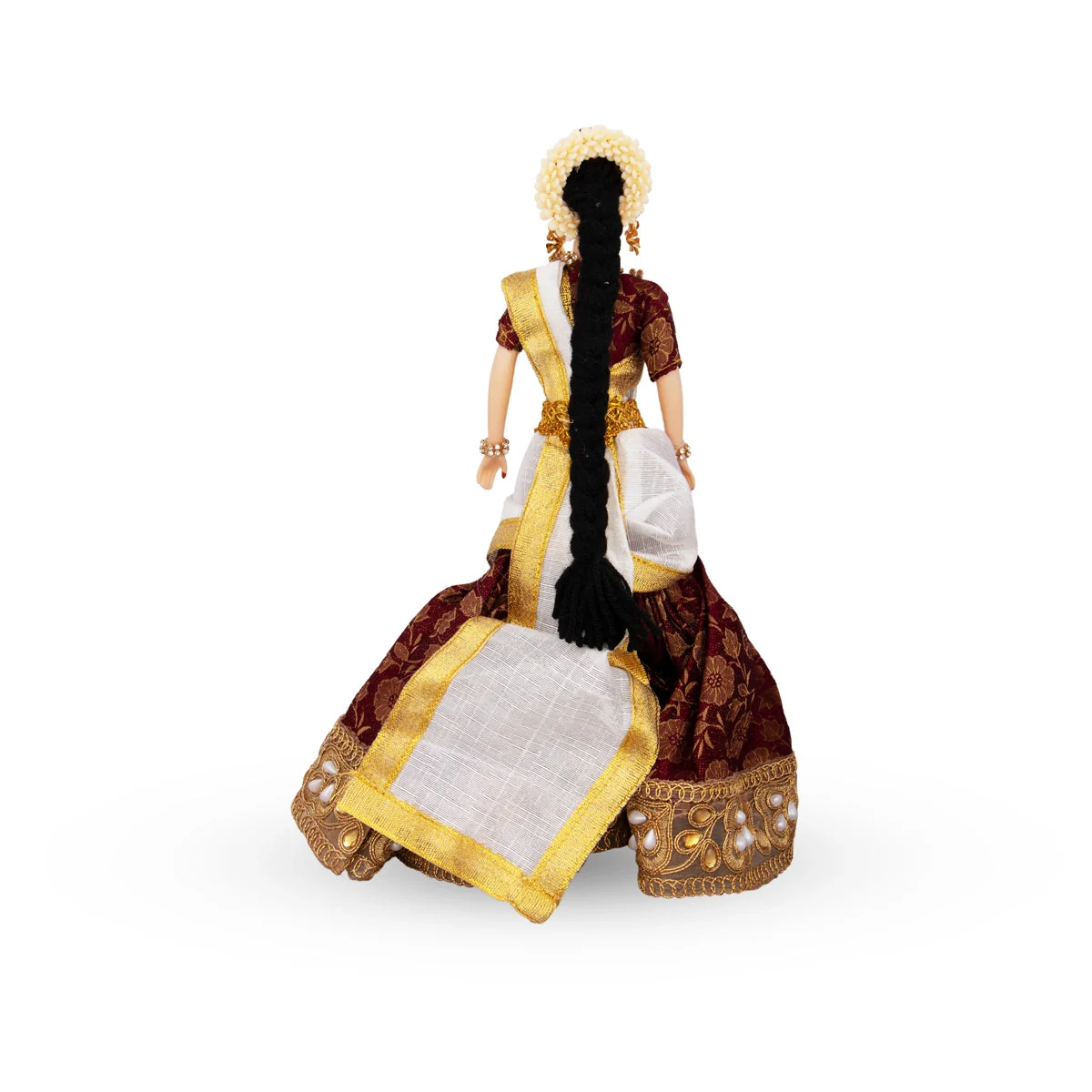 Decorated Doll Plastic Golu Bommai - 7 x 3 Inches | Giri Golu Doll/ Navaratri Golu Bomma/ Gombe/ Bommai - Image 5