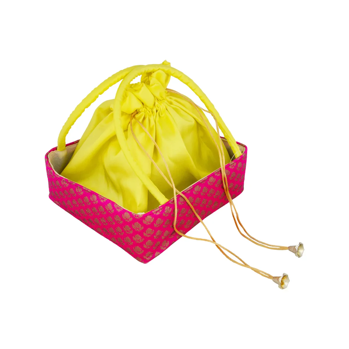 Gift Basket with Net Cover - 3 x 8 Inches | Gift Hamper/ Gift Box - Image 3