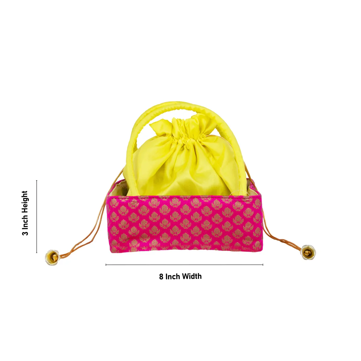 Gift Basket with Net Cover - 3 x 8 Inches | Gift Hamper/ Gift Box - Image 4