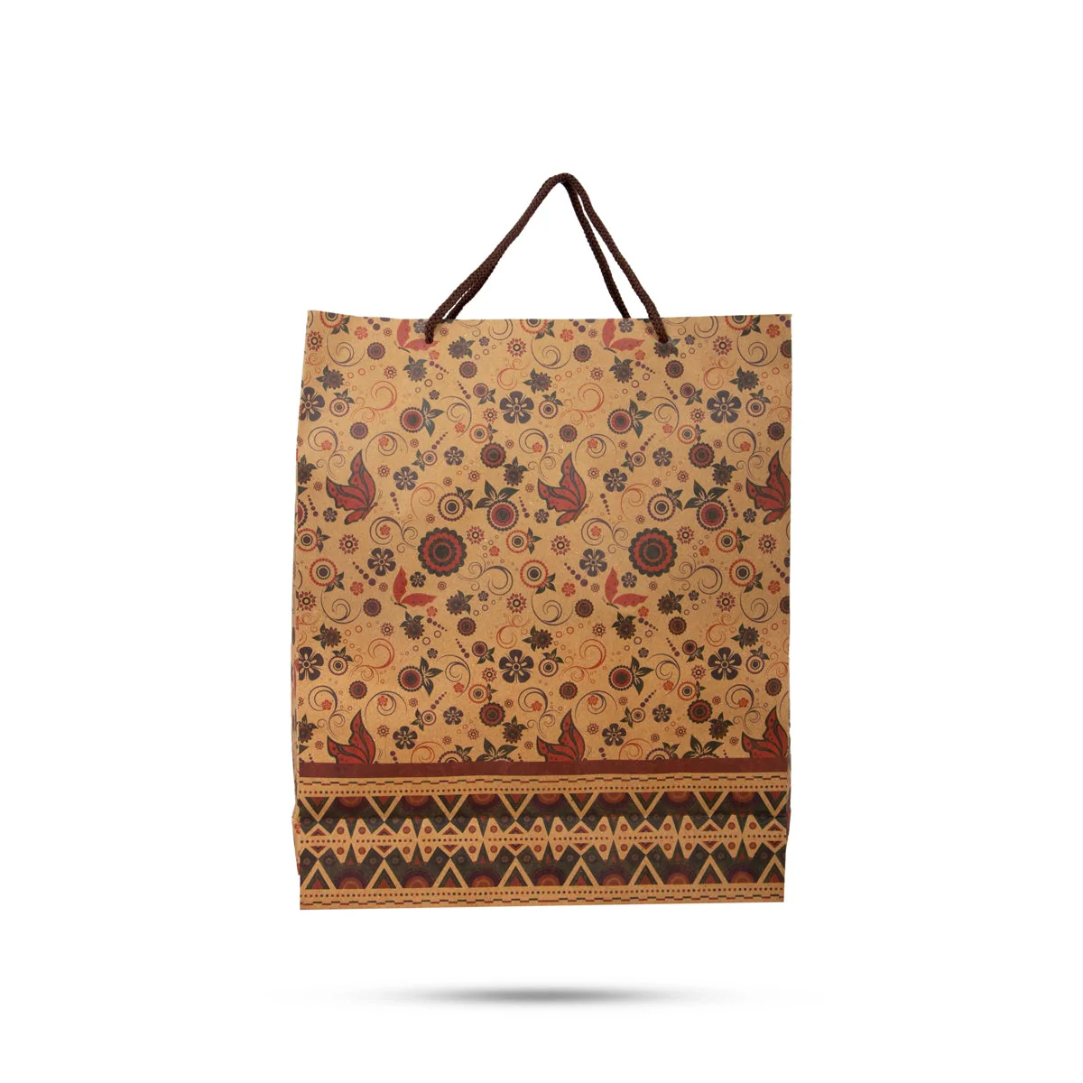 Paper Bag - 10.25 x 12.5 x 4 Inches | Carry Bag/ Gift Bag/ Gift Paper Bag for Shopping - Image 3