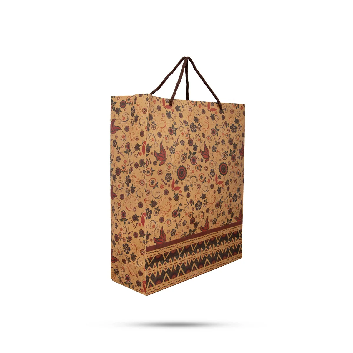 Paper Bag - 10.25 x 12.5 x 4 Inches | Carry Bag/ Gift Bag/ Gift Paper Bag for Shopping - Image 4