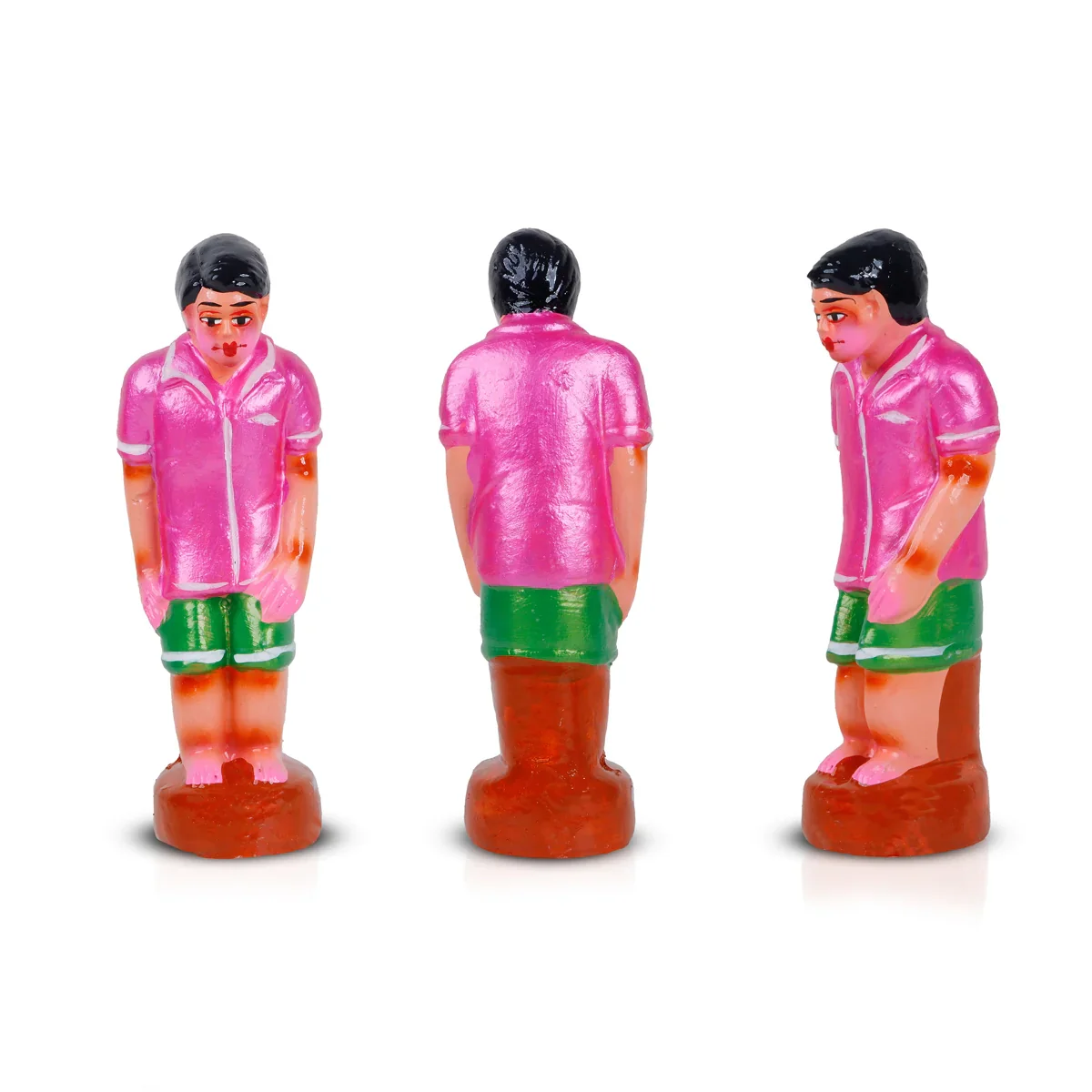 Gilli Clay Golu Bommai Set - 6.5 x 2.5 Inches | Giri Golu Doll/ Navaratri Golu Bomma/Gombe/Bommai - Image 5