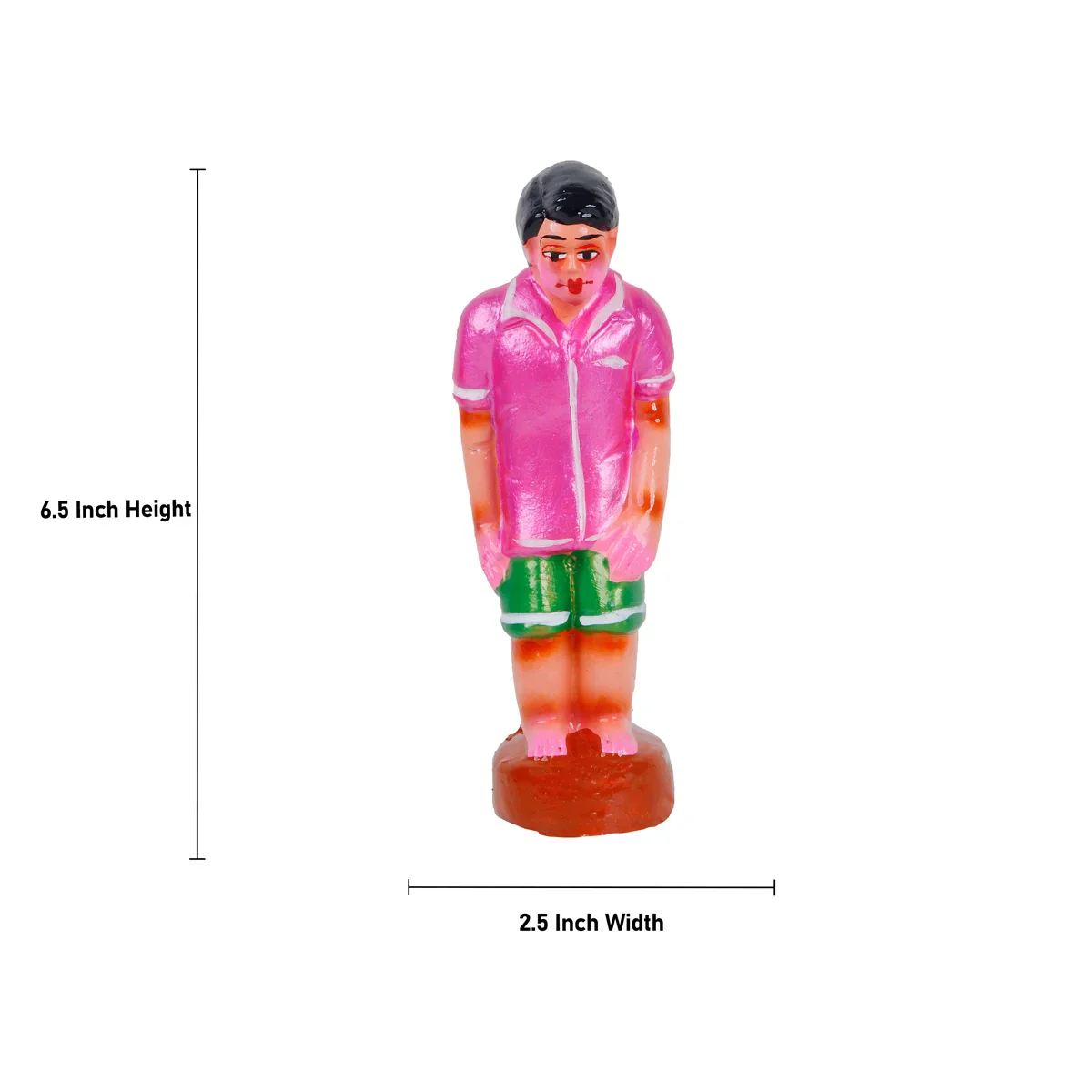 Gilli Clay Golu Bommai Set - 6.5 x 2.5 Inches | Giri Golu Doll/ Navaratri Golu Bomma/Gombe/Bommai - Image 6