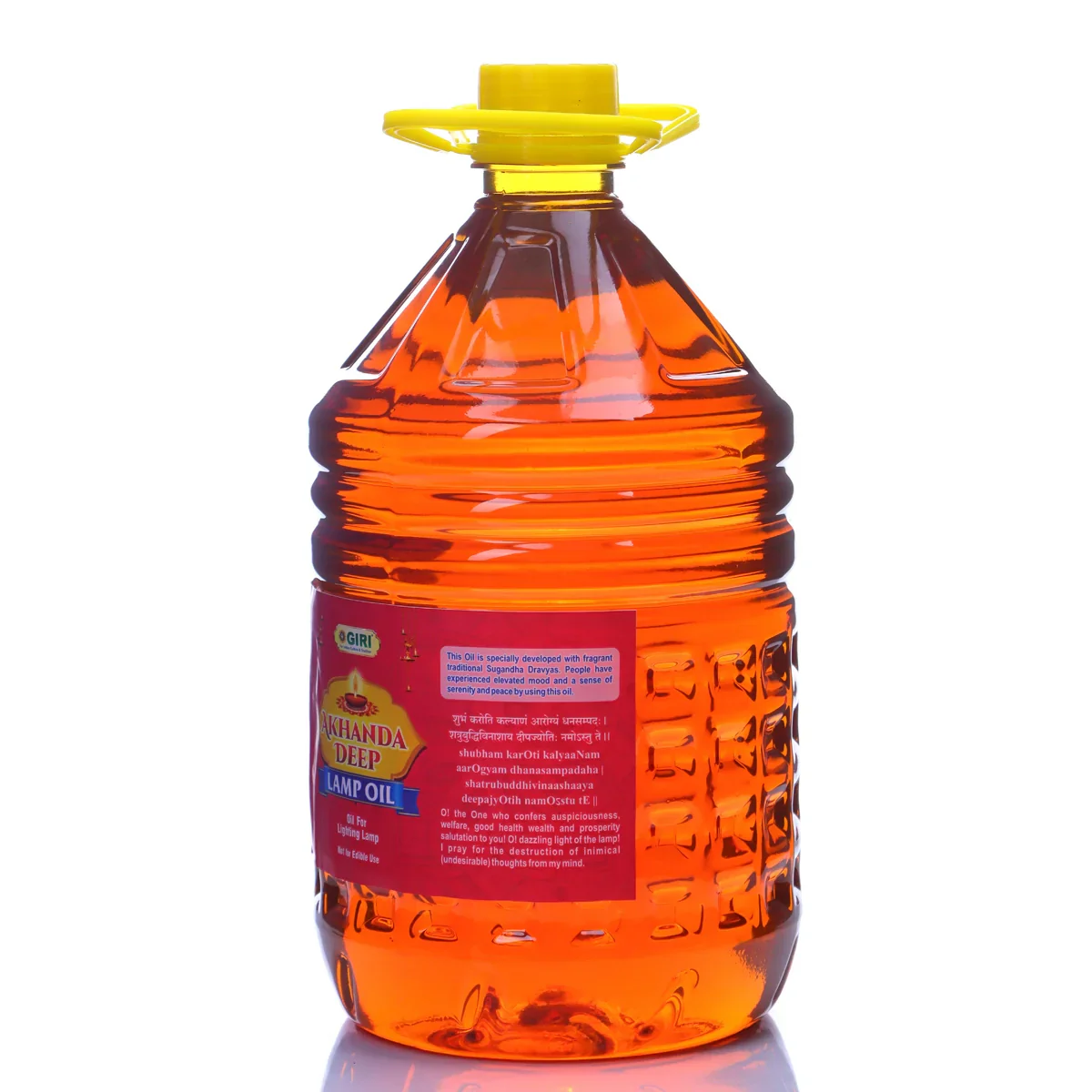 Giri Akhanda Deep Lamp Oil - 5 Ltrs | Vilakku Oil/ Diya Oil/ Deep Oil for Pooja - Image 3