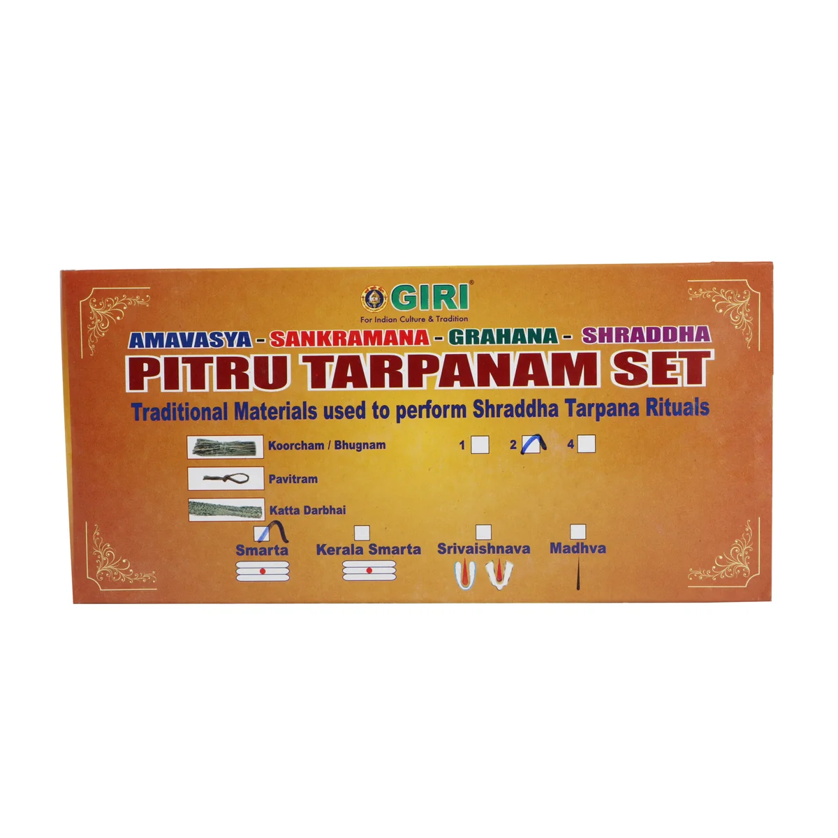Giri Amavasya - Sankramana - Grahana - Shraddha - Pitru Tarpana Set - Kerala Iyer | Tharpana Set for Rituals - Image 4