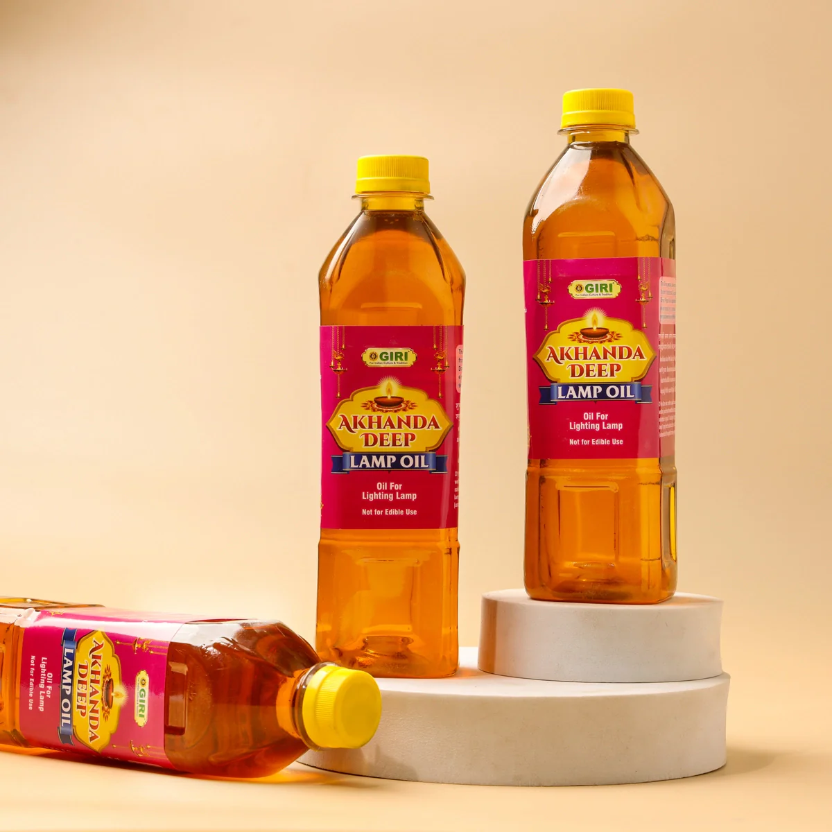 Giri Akhanda Deep Lamp Oil | Vilakku Oil/ Diya Oil/ Deep Oil for Pooja - Image 3