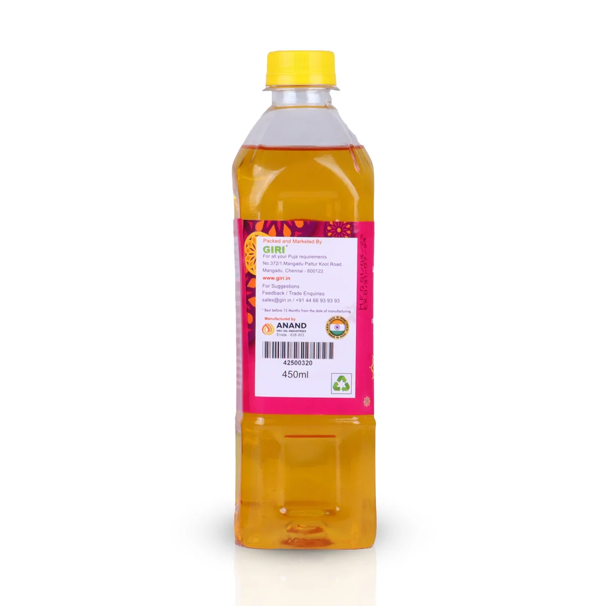 Giri Akhanda Deep Lamp Oil | Vilakku Oil/ Diya Oil/ Deep Oil for Pooja - Image 5