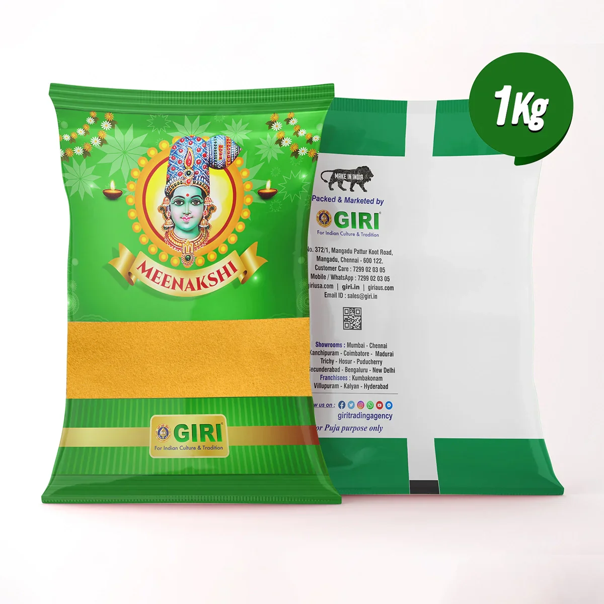 Giri Divine Pooja Powder | Chandan Powder Tilak/ Pooja Chandan Powder for Abhishekam - Image 3
