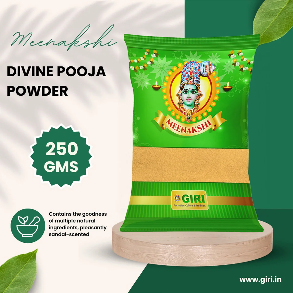 Giri Pooja Powder - 250 Gms | Chandan Tika/ Sandalwood Powder for Abhishekam - Image 5