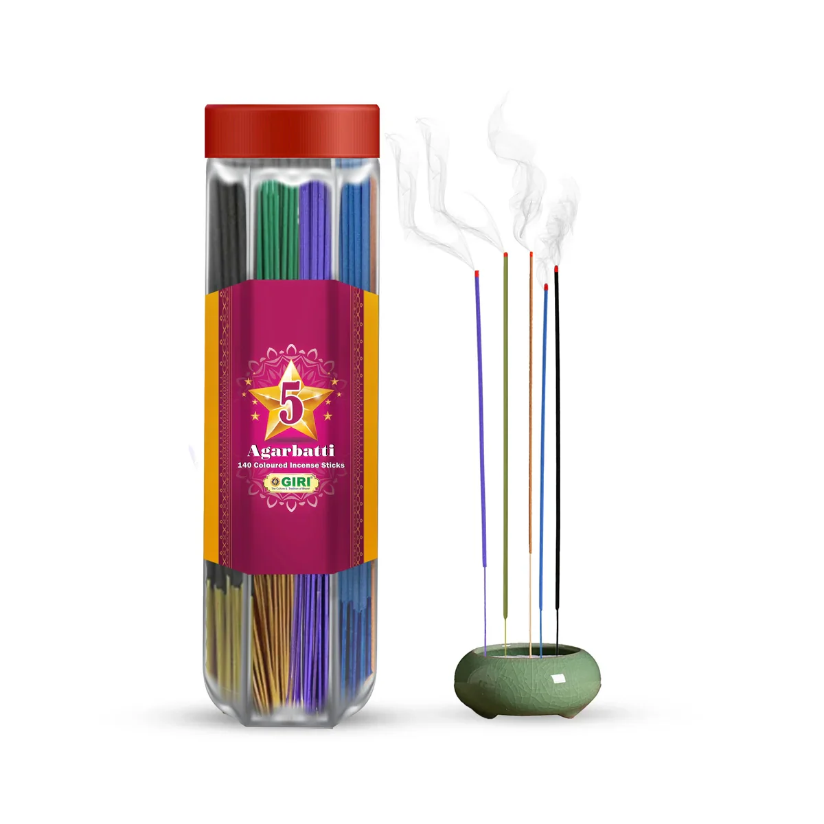 Giri Five Star Incense Sticks | 5 Star Agarbathi/ Agarbatti for Pooja - Image 3