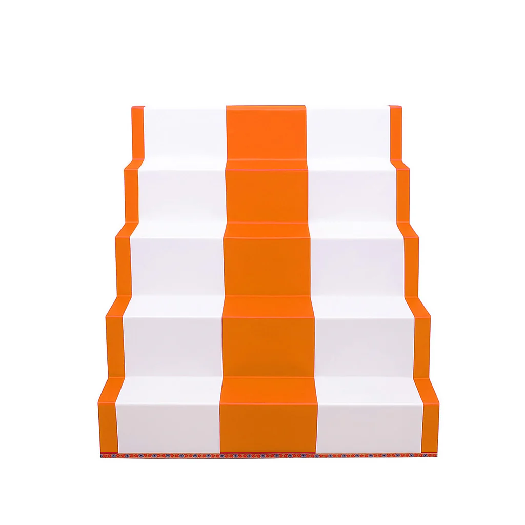 Giri Golupadi Cloth Cover - 5T | 5 Triple Kolu Steps Cover/ Navratri Golu Stand Cover/ Assorted Colour - Image 3