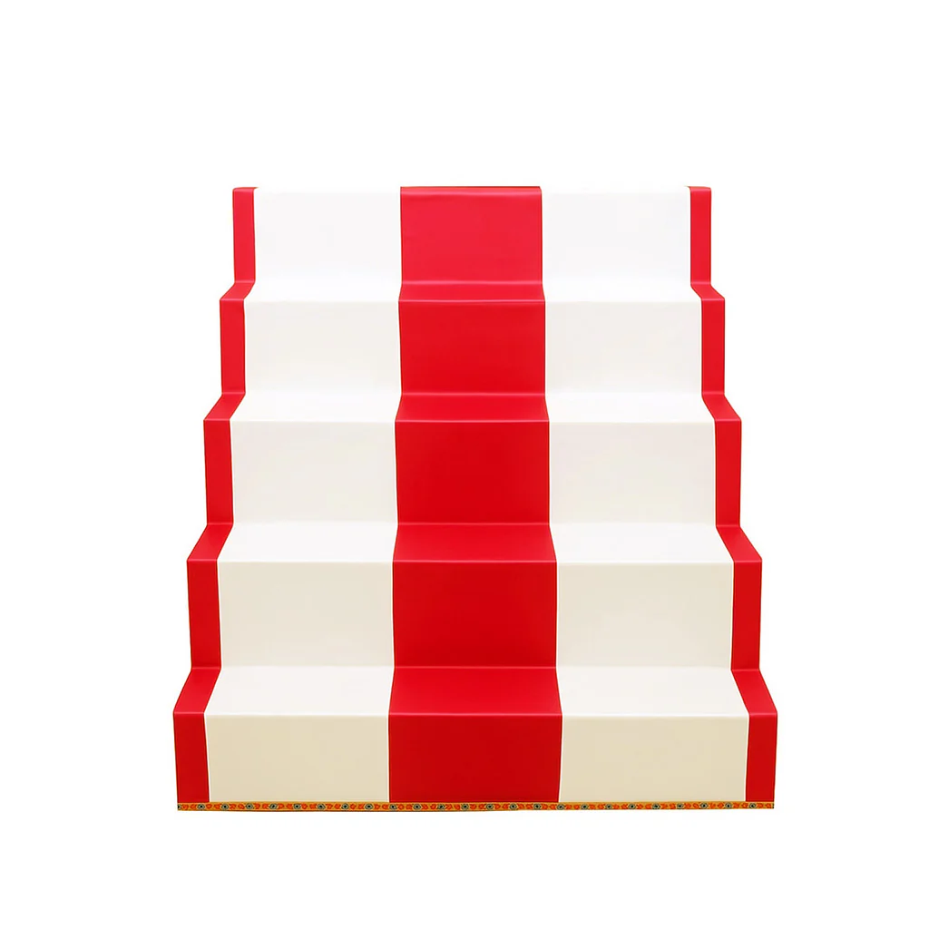 Giri Golupadi Cloth Cover - 5T | 5 Triple Kolu Steps Cover/ Navratri Golu Stand Cover/ Assorted Colour - Image 4