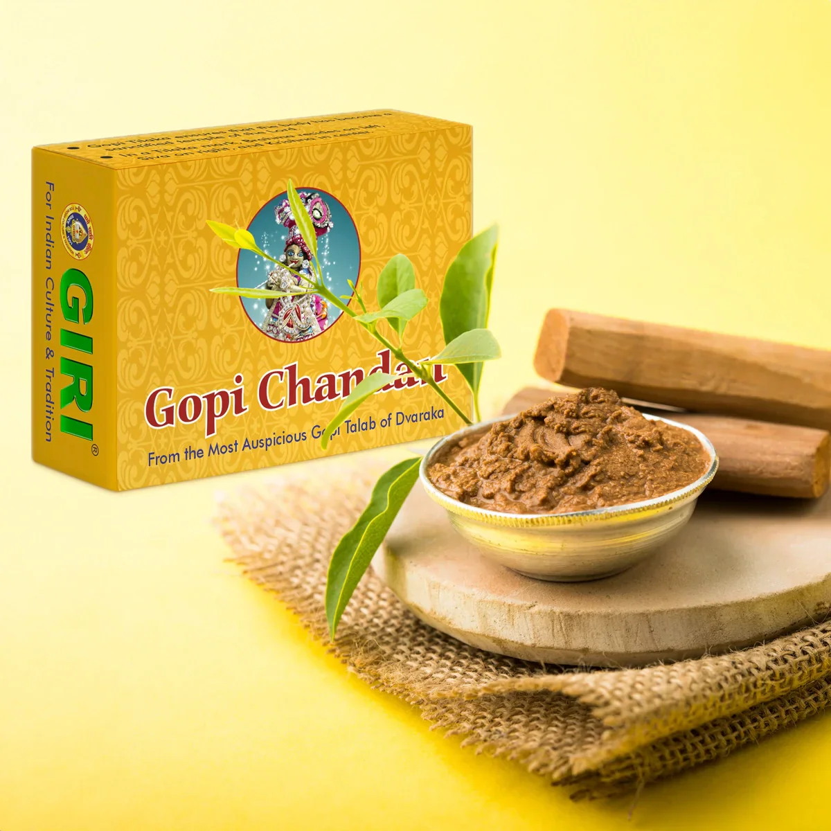 Giri Gopi Chandan - 56 Gms | Namakatti/ Thiruman/ Srichurnam/ Holy Stick for Tilak - Image 4