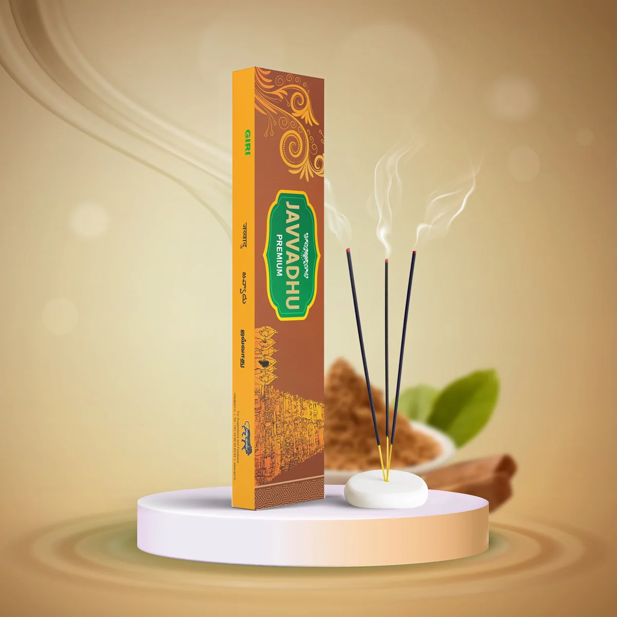 Giri Javvadu Premium Agarbathi - 25 Sticks | Agarbatti/ Incense Sticks for Pooja - Image 5
