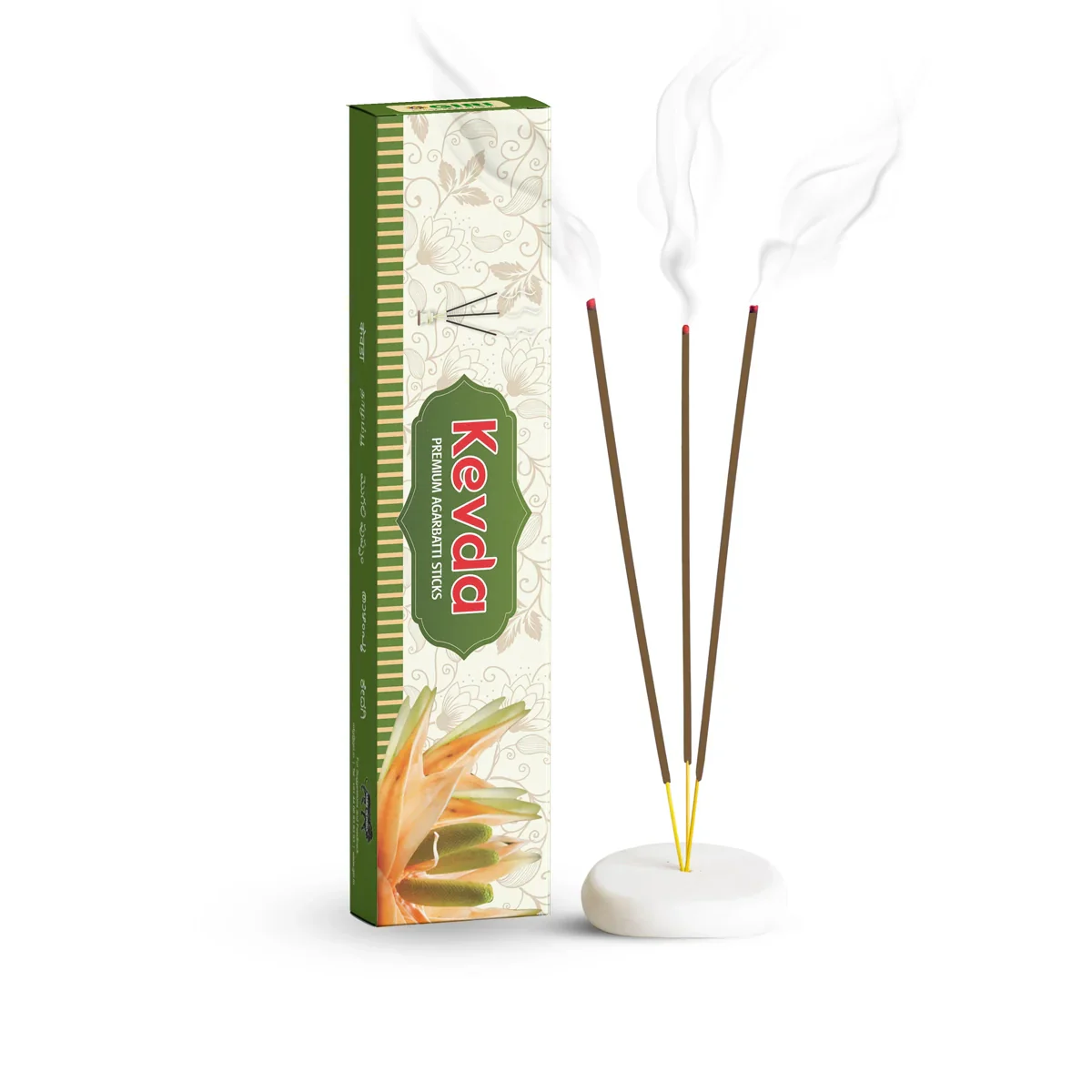 Giri Kewda Premium Incense Sticks | Agarbatti/ Fresh Fragrance Agarbathi for Pooja - Image 2