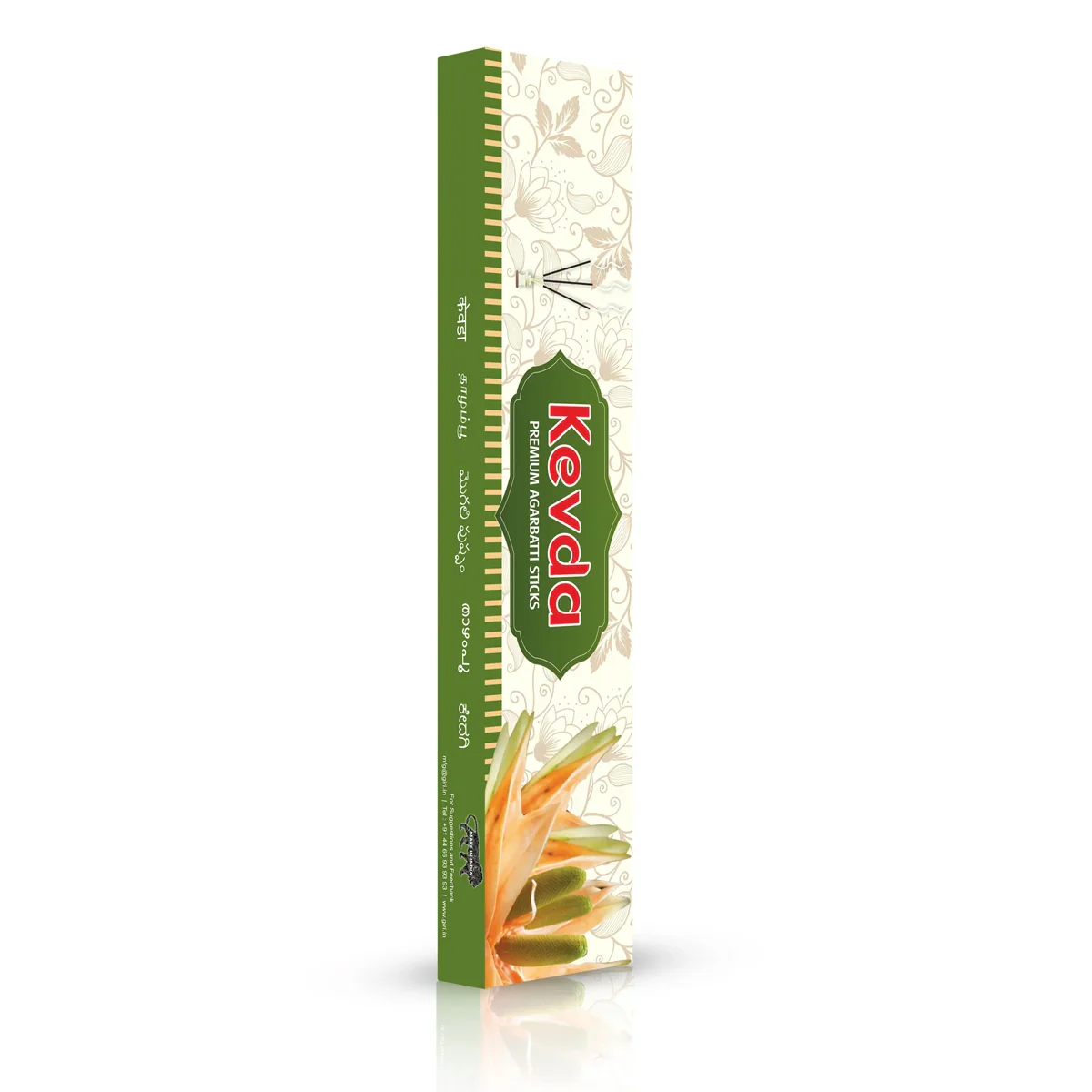 Giri Kewda Premium Incense Sticks | Agarbatti/ Fresh Fragrance Agarbathi for Pooja - Image 3