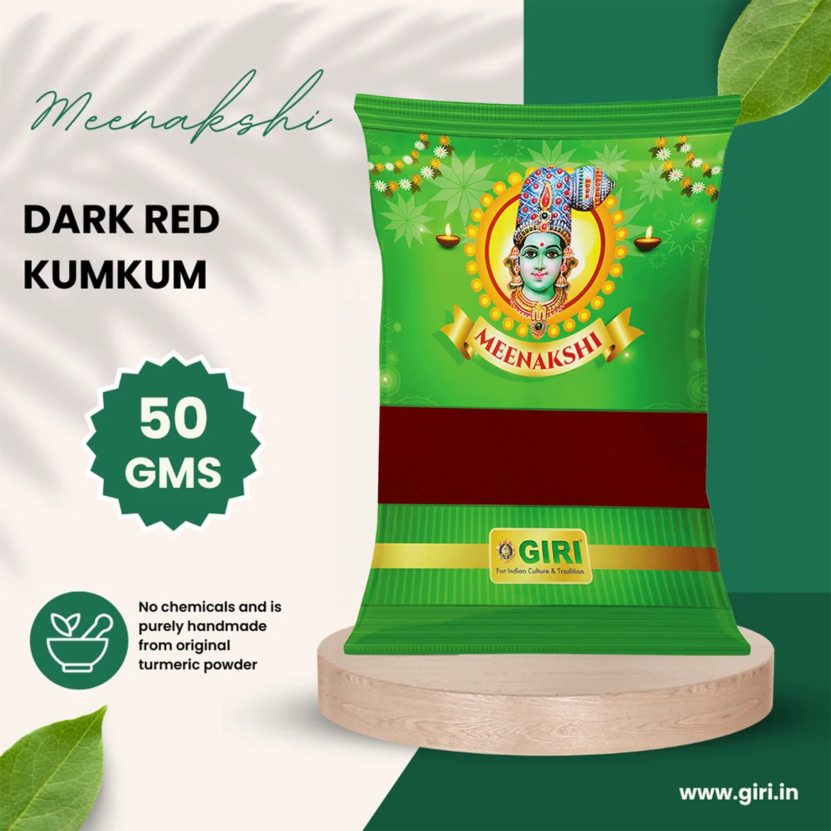 Giri Kumkum | Sindoor/ Kungumam/ Dark Red Colour/ Kumkuma for Pooja - Image 8