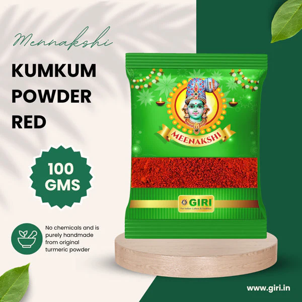 Giri Kumkum | Sindoor/ Tilak/ Kumkuma/ Red Colour/ Kungumam for Pooja - Image 4