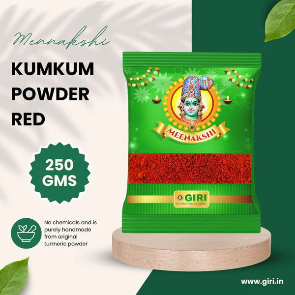 Giri Kumkum | Sindoor/ Tilak/ Kumkuma/ Red Colour/ Kungumam for Pooja - Image 5