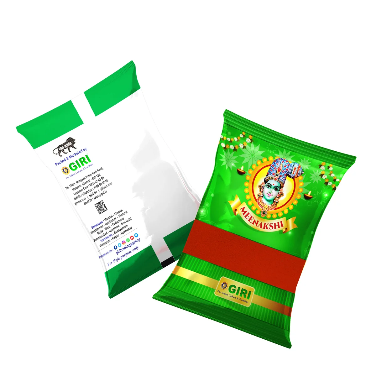 Giri Kumkum | Sindoor/ Tilak/ Kumkuma/ Red Colour/ Kungumam for Pooja - Image 8